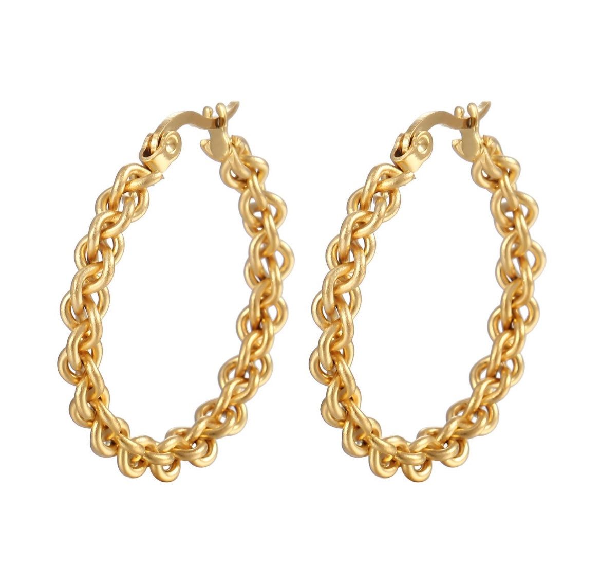 Gold digger hoops